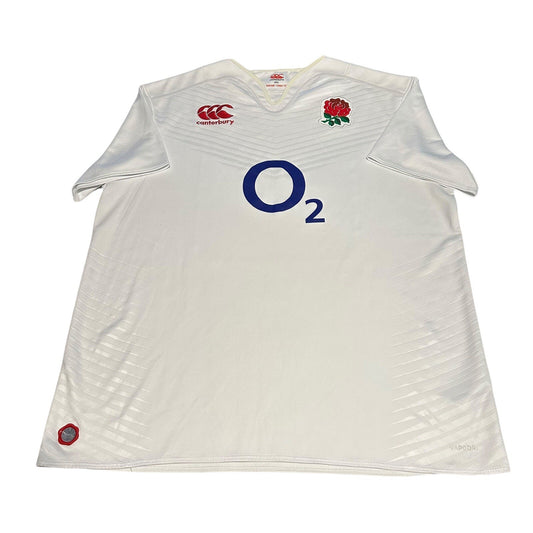 Canterbury England Rugby Shirt Mens XXL  O2  Short Sleeve Home