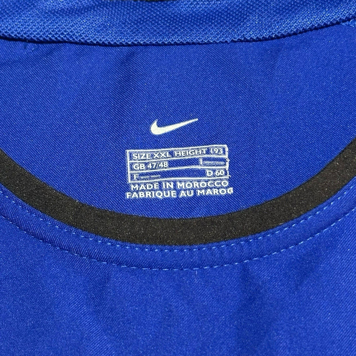 Manchester United Football Club Blue Shirt 2002-03 Size XXL Nike Vodafone