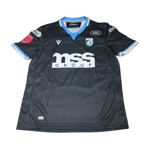 Cardiff Blues Rugby Away Shirt 2020/2021 - Macron Large L Jersey Pro Player