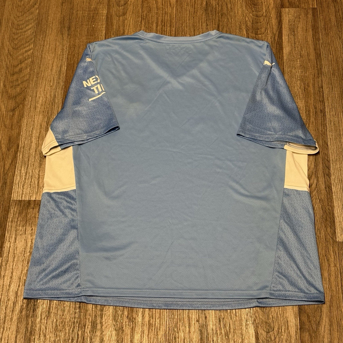 Man City 21/22 Home Football Shirt Size 3XL XXXL Blue PUMA Jersey Top Authentic
