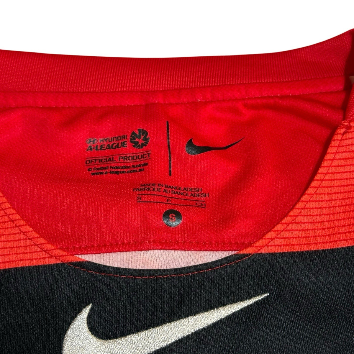Western Sydney Wanderers Shirt Home 2016 Nike A-League Soccer Jersey Small