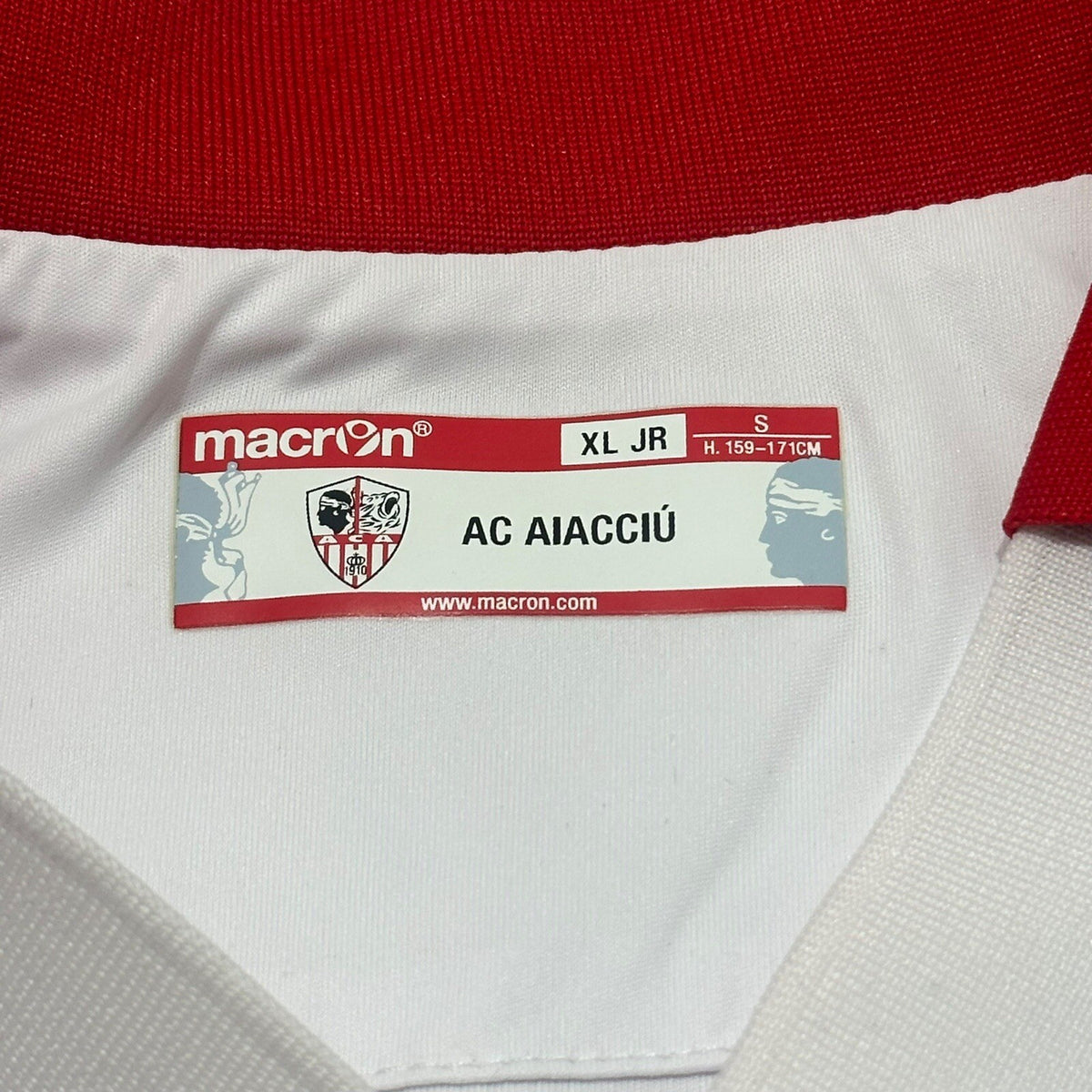AC Ajaccio Official Macron 2014-2015 Away Football Shirt Adult Small Jnr XL