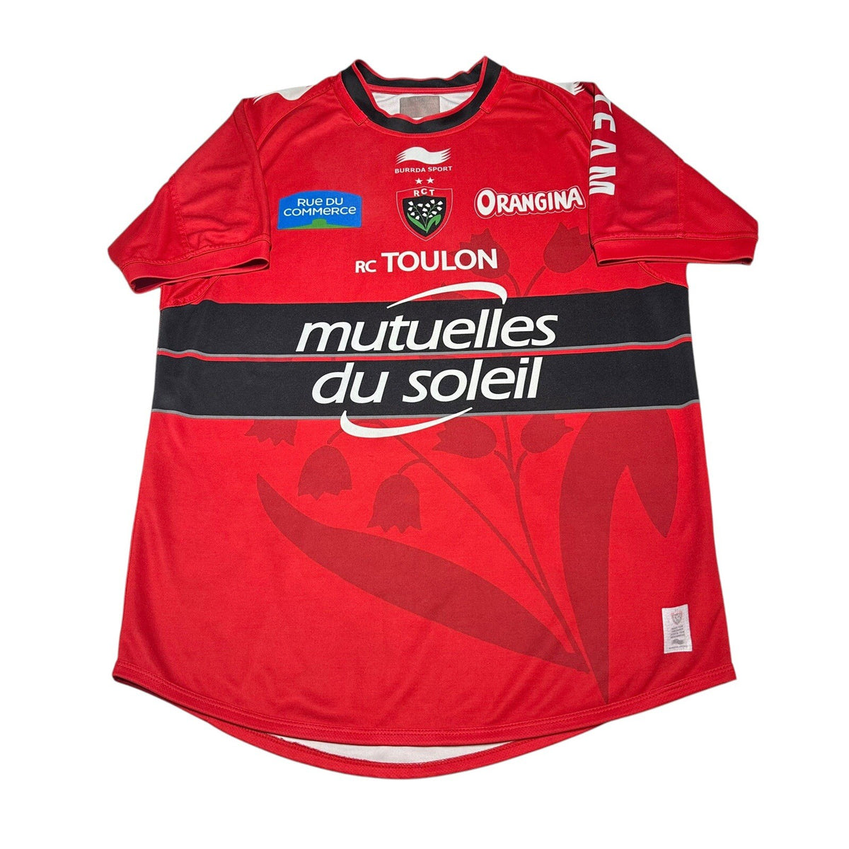 RC Toulon 2014 2015 home rugby shirt jersey Burrda size S/M