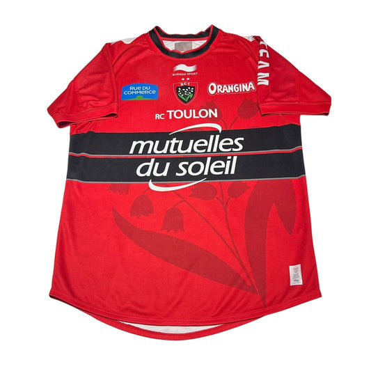 RC Toulon 2014 2015 home rugby shirt jersey Burrda size S/M