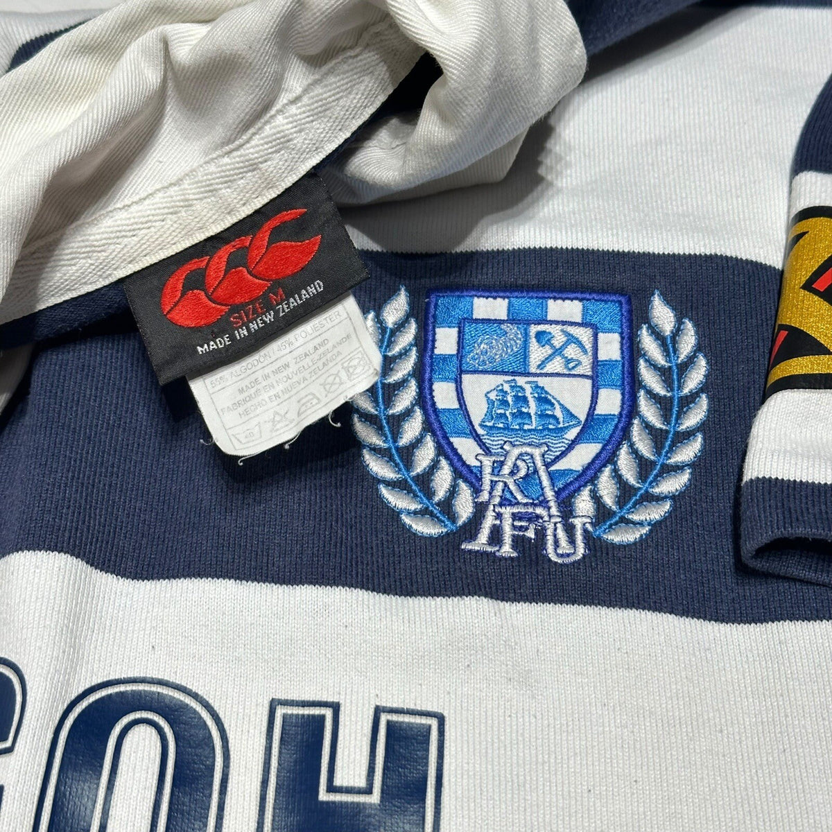 AUCKLAND 2000 RUGBY UNION SHIRT JERSEY CANTERBURY SIZE ADULT 30 BIBBLE