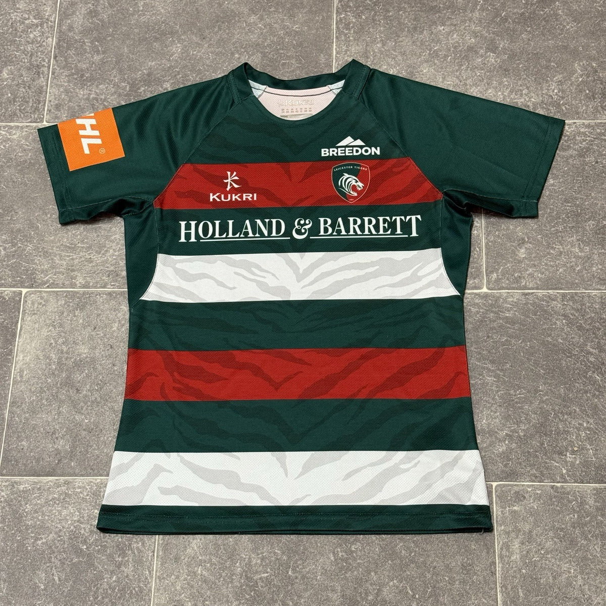 Leicester Tigers Rugby Shirt Woman’s 10 UK Kurki Jersey