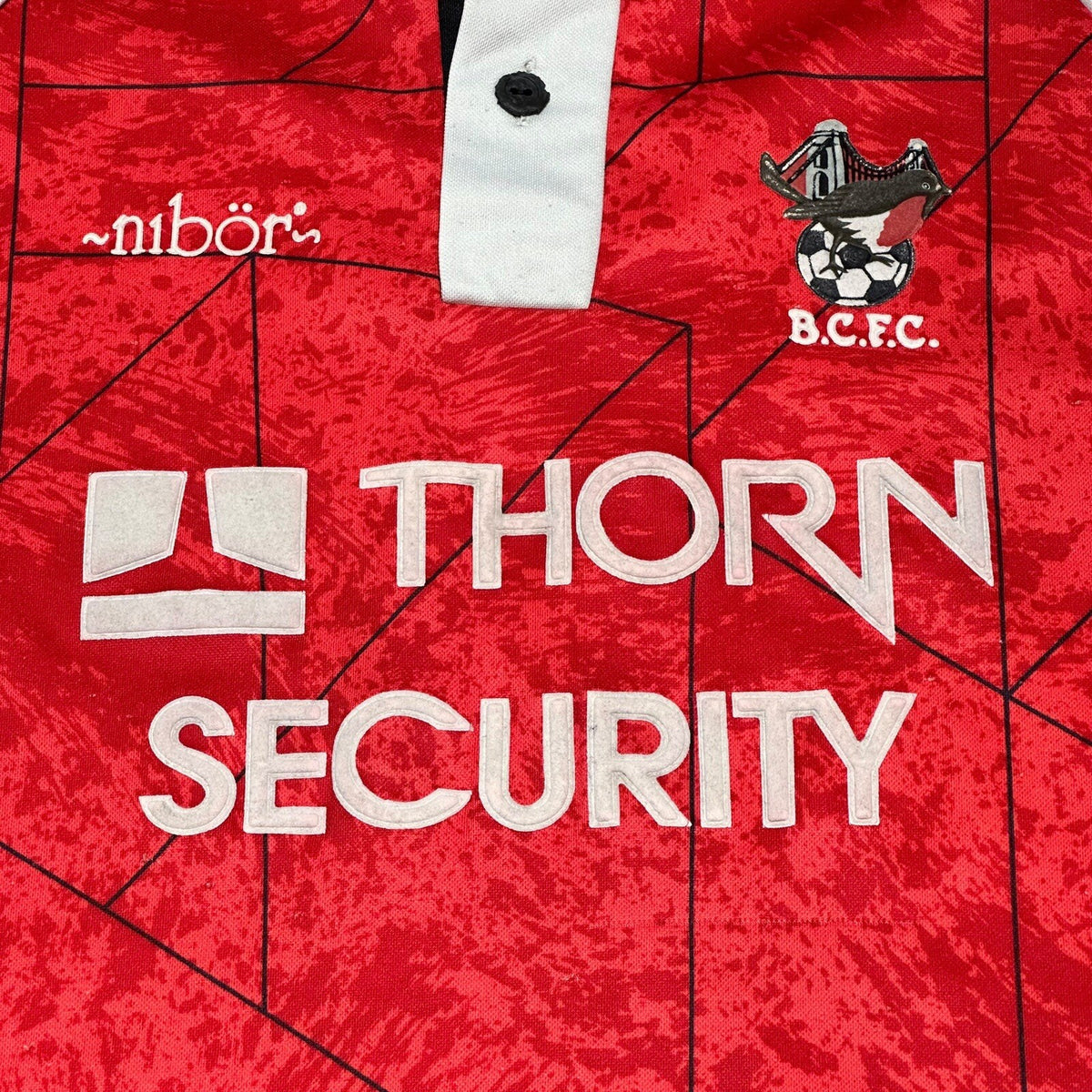 Bristol City 1992 1993 Home Football Shirt Original Nibor Vintage Small 38-40”