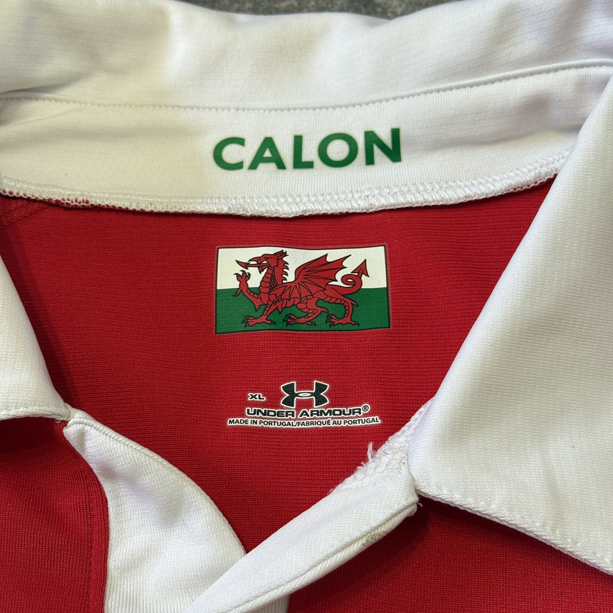 Wales Home Rugby Jersey Long Sleeve Under Armour 2008/09 Size XL Extra Large