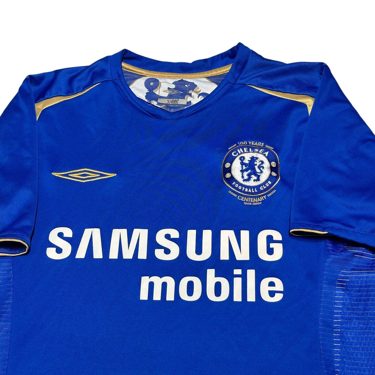 CHELSEA 2005/06 Centenary Home Football Shirt SMALL UMBRO ORIGINAL Vintage