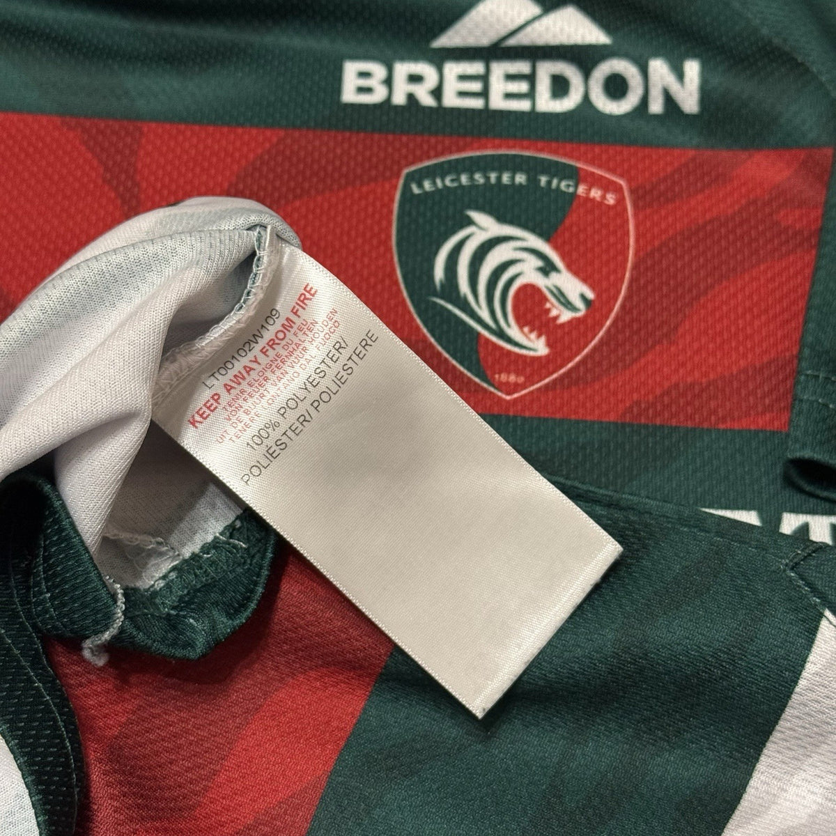 Leicester Tigers Rugby Shirt Woman’s 10 UK Kurki Jersey