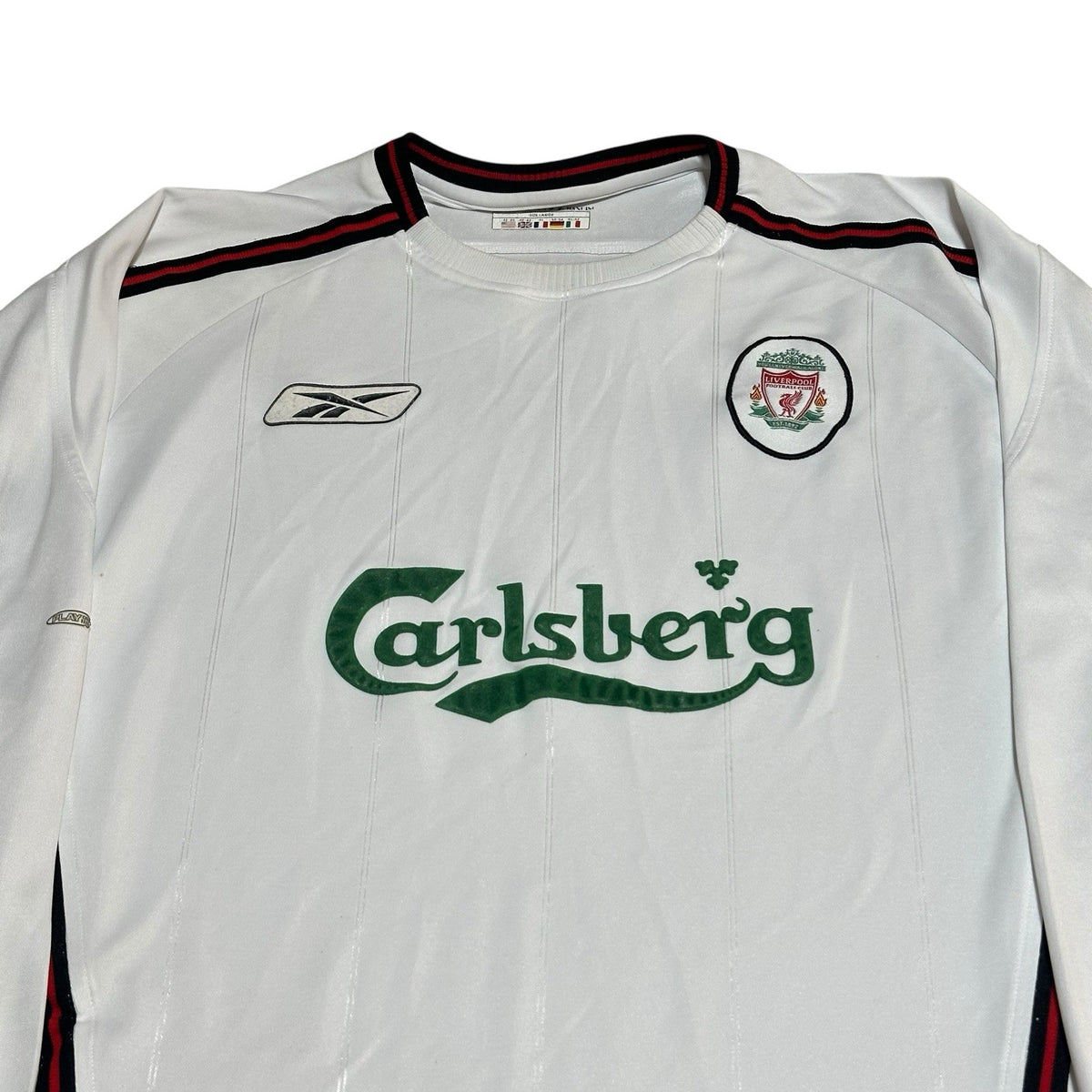 Liverpool Football Shirt 2003 Soccer Jersey Longsleeve Reebok Adults Large