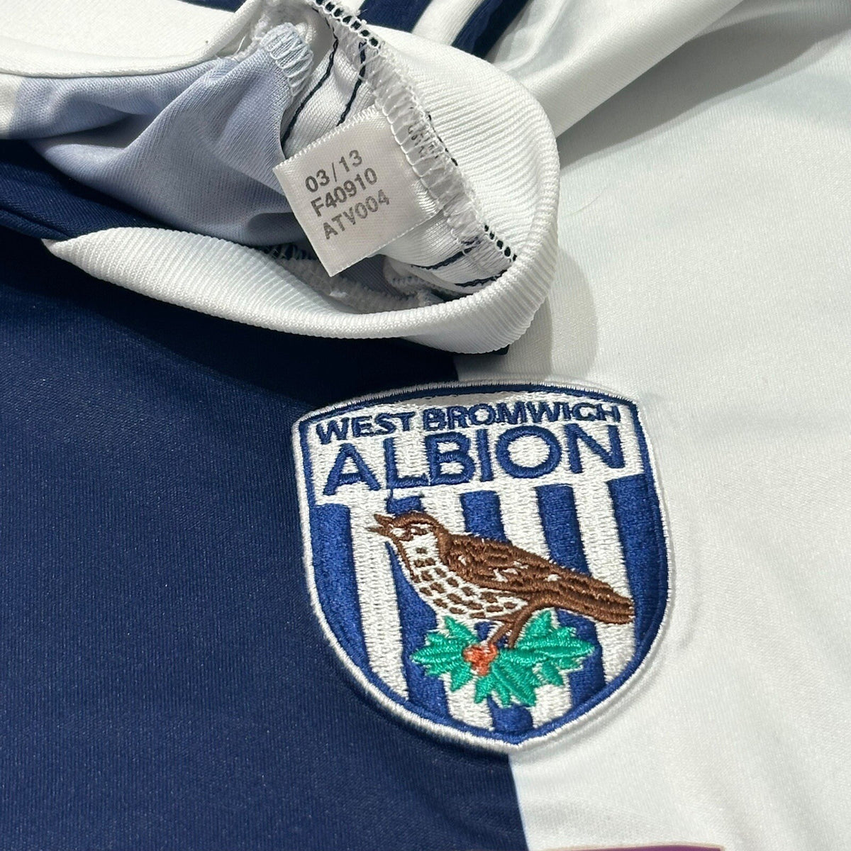 WEST BROMWICH ALBION FOOTBALL SHIRT 2013/14 HOME ADIDAS WBA SIZE XXL 2XL