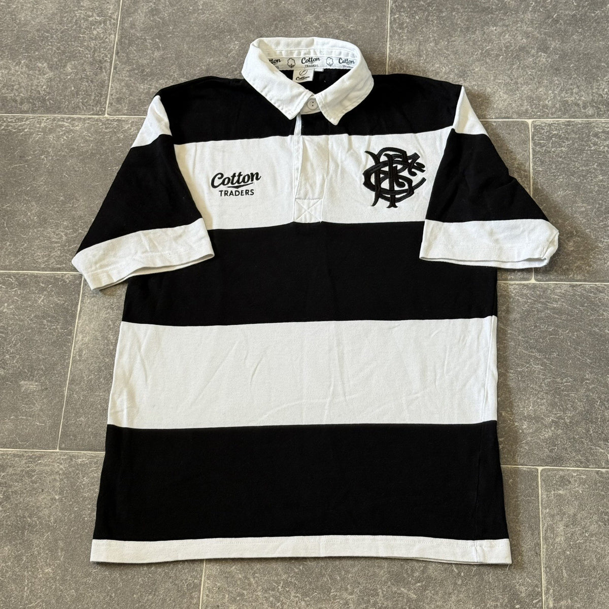 Barbarians RFC Rugby Union Shirt 2010/2012 Cotton Traders Small Jersey Top