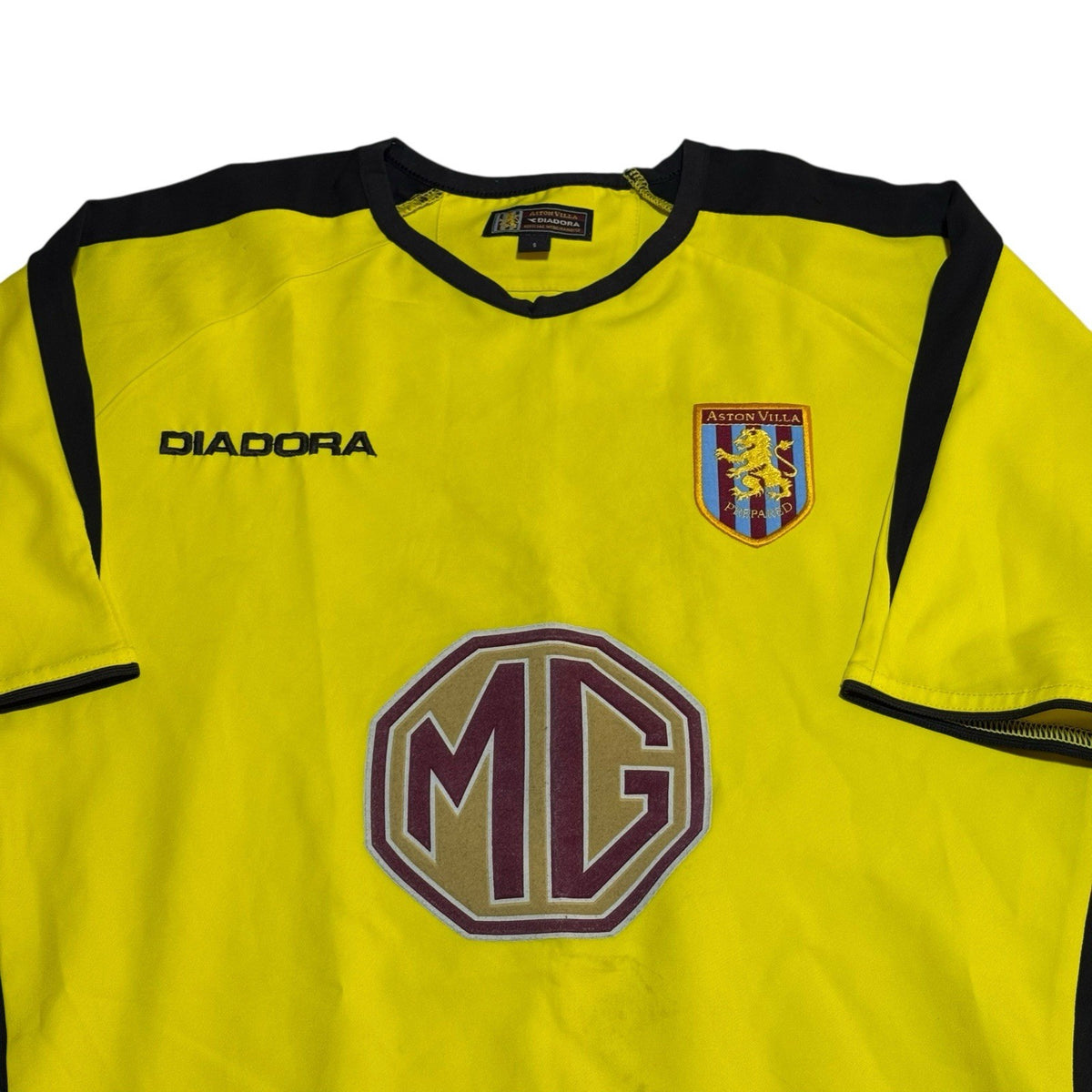 Aston Villa 2003-2004 Away Football Shirt Small Adults Diadora Soccer Jersey