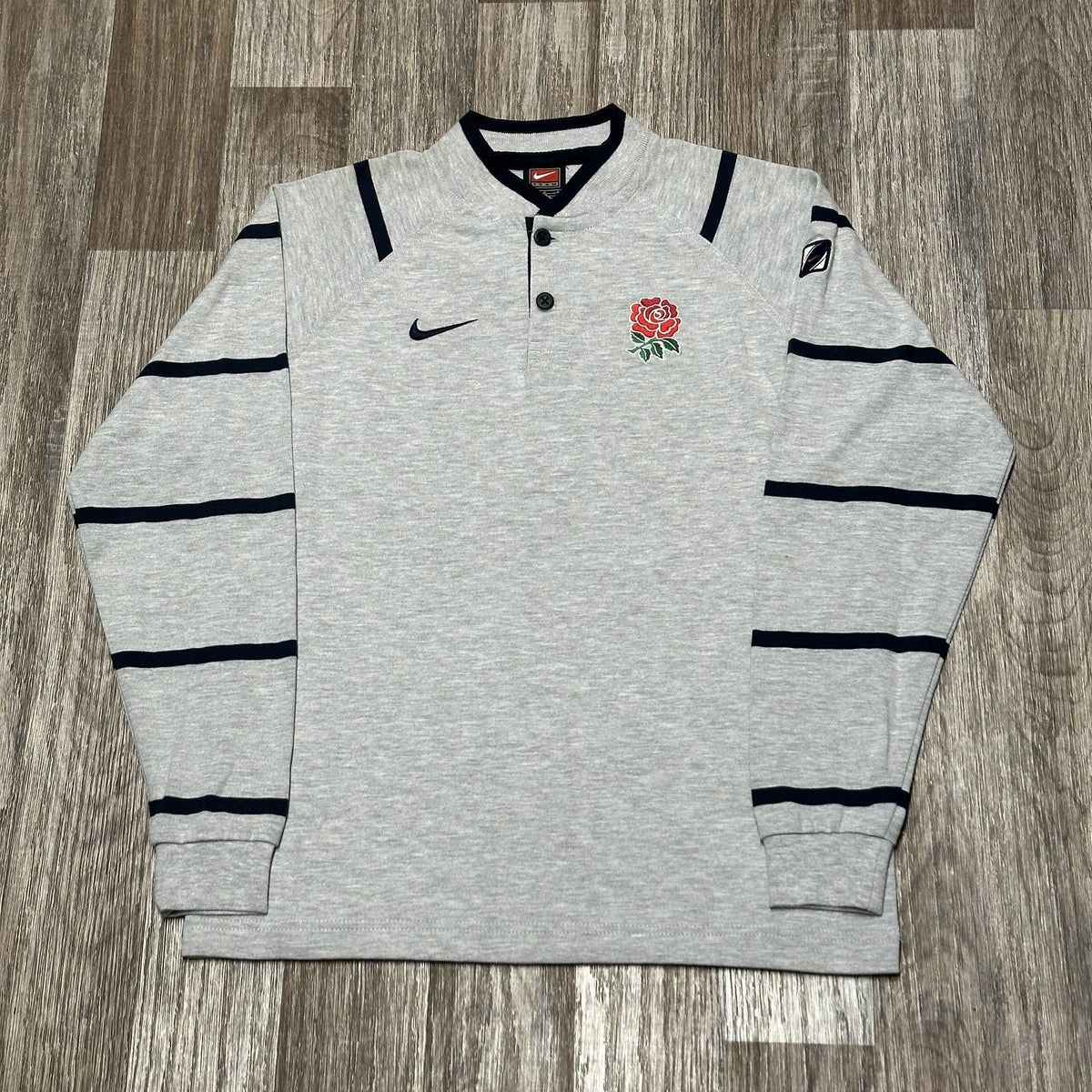 2000-02 Nike Team England Rugby Nike Rugby Polo Large 14-16 Woman’s