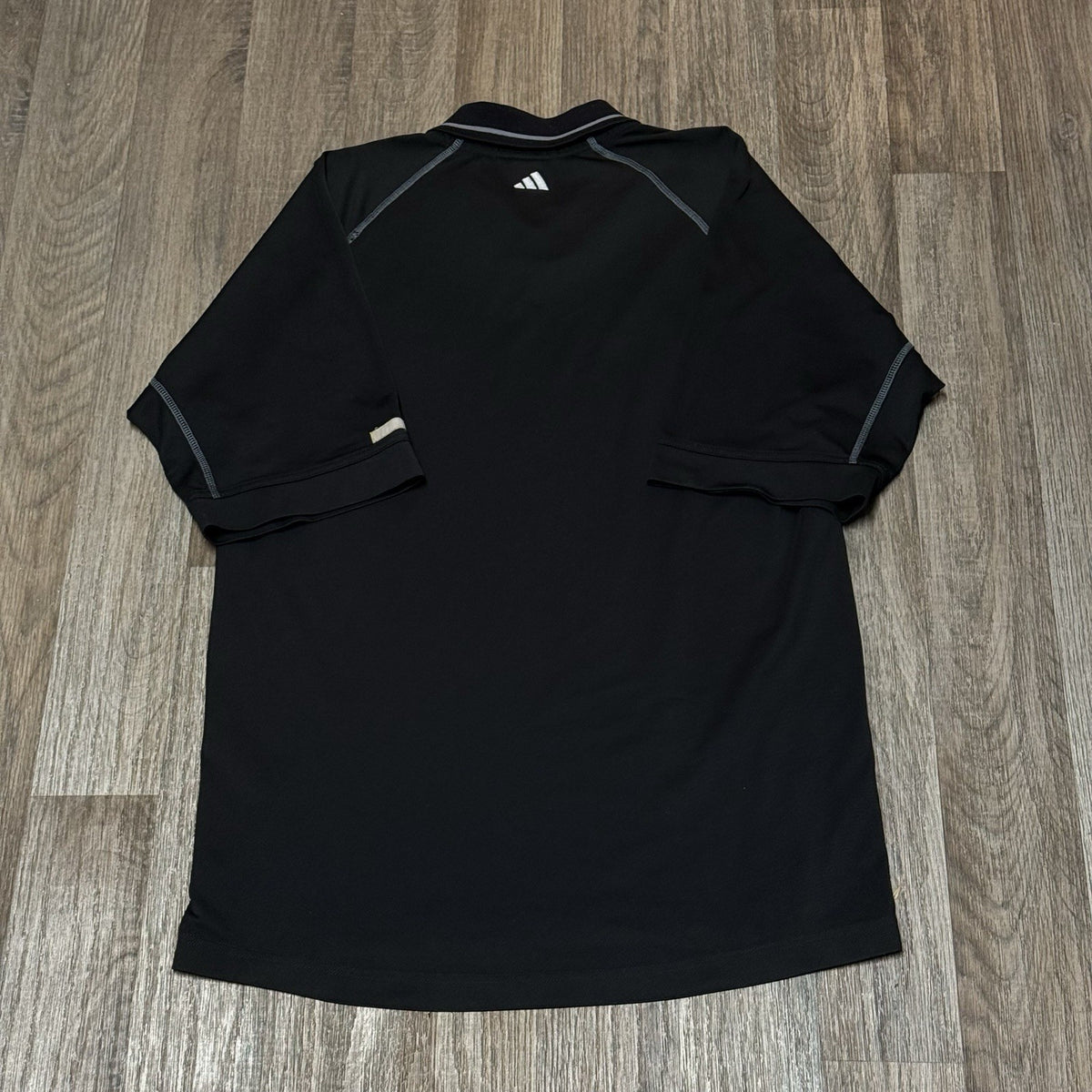 Adidas All Black Rugby Shirt Mens Medium Black 2001