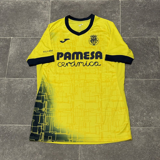 Villareal Football Shirt Small Adults Training Soccer Jersey JOMA