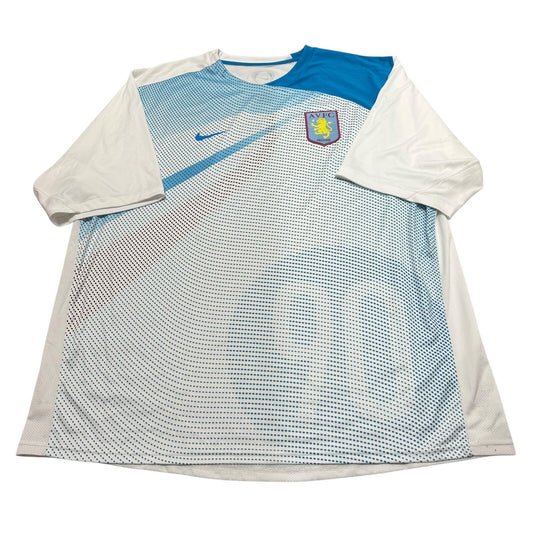 ASTON VILLA 2008/2009 TRAINING FOOTBALL SHIRT SOCCER JERSEY NIKE TOTAL 90 XXL