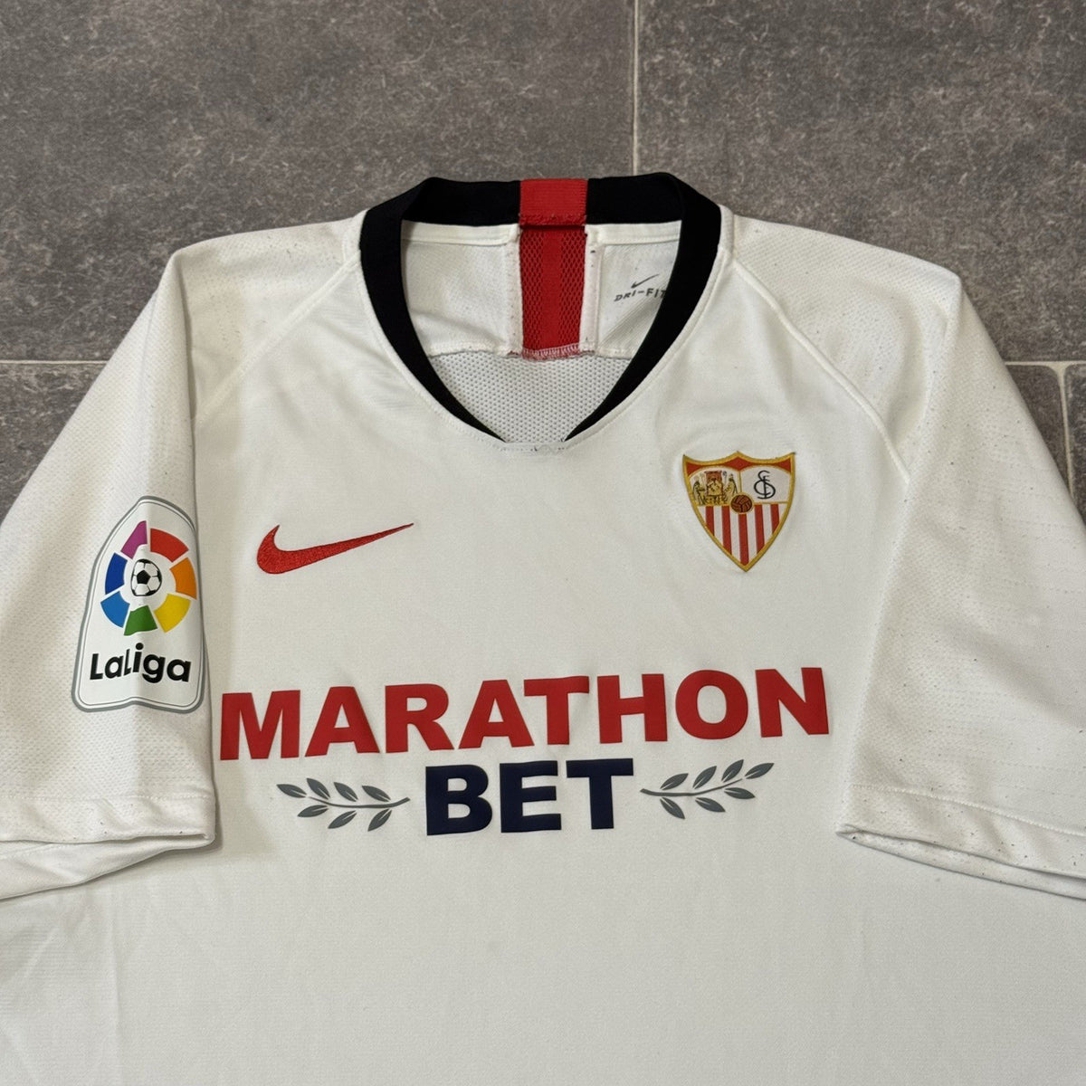 Nike Sevilla Home Shirt Size Large 2019/20 Spanish LaLiga Football Club Spain