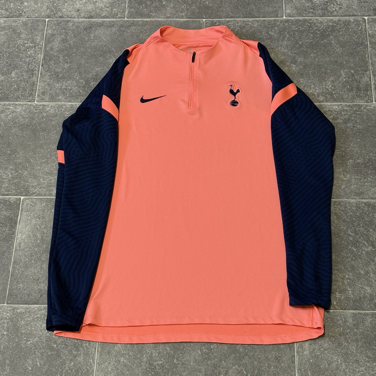 NIKE Tottenham Hotspur Training Drill Top 1/4 Zip Dri-Fit Jersey Size XL Adults