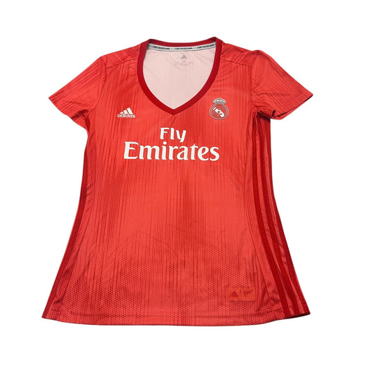 REAL MADRID 2018/2019 THIRD FOOTBALL SHIRT JERSEY SIZE M WOMANS ADIDAS