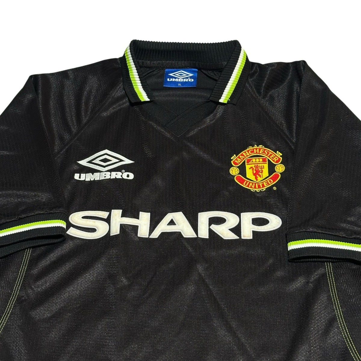 Manchester United Football Shirt 1998-99 Umbro Sharp Size XL Extra Large