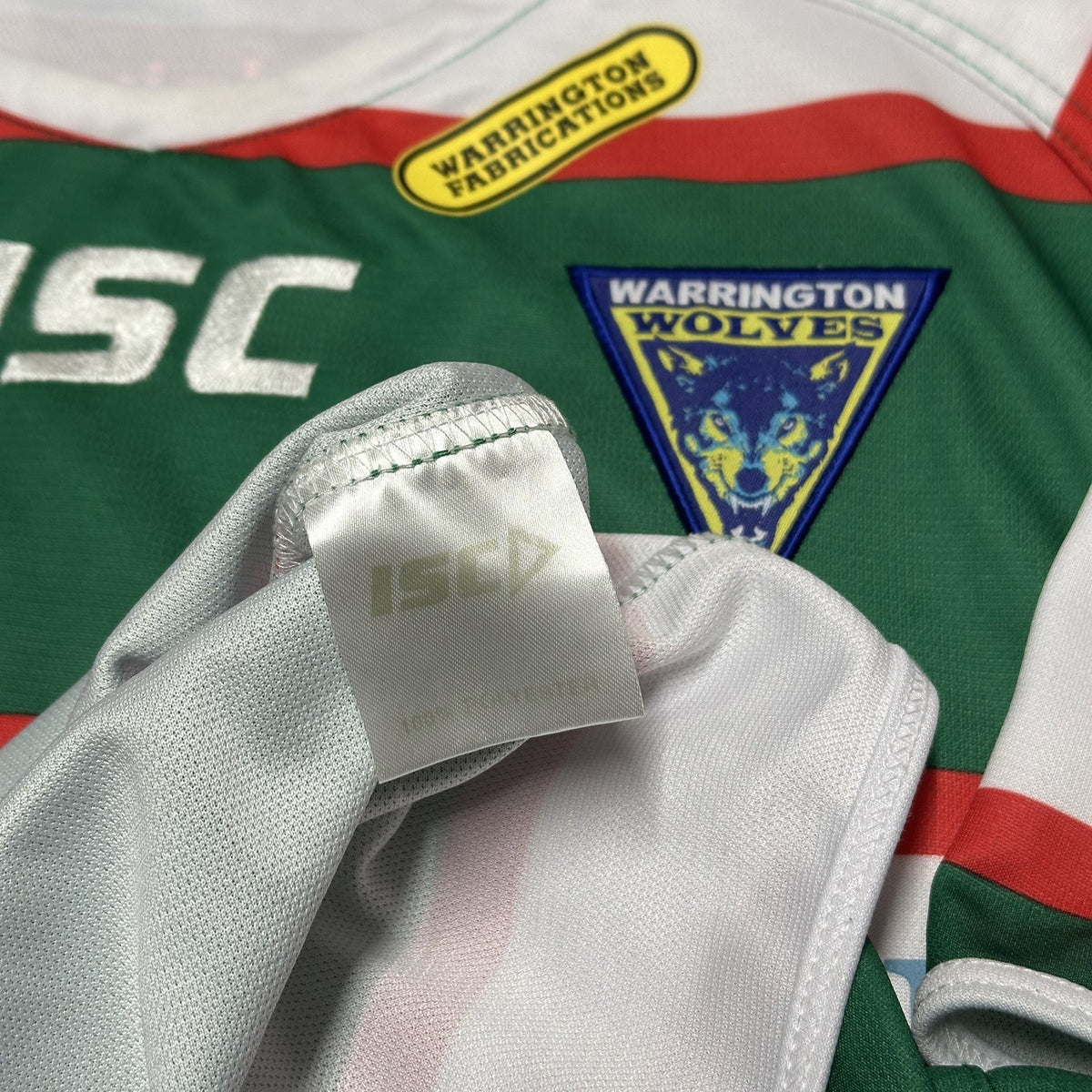 WARRINGTON WOLVES RUGBY Away Jersey 2XL Shirt #23 O’Brien ISC 2013 SIZE XXL