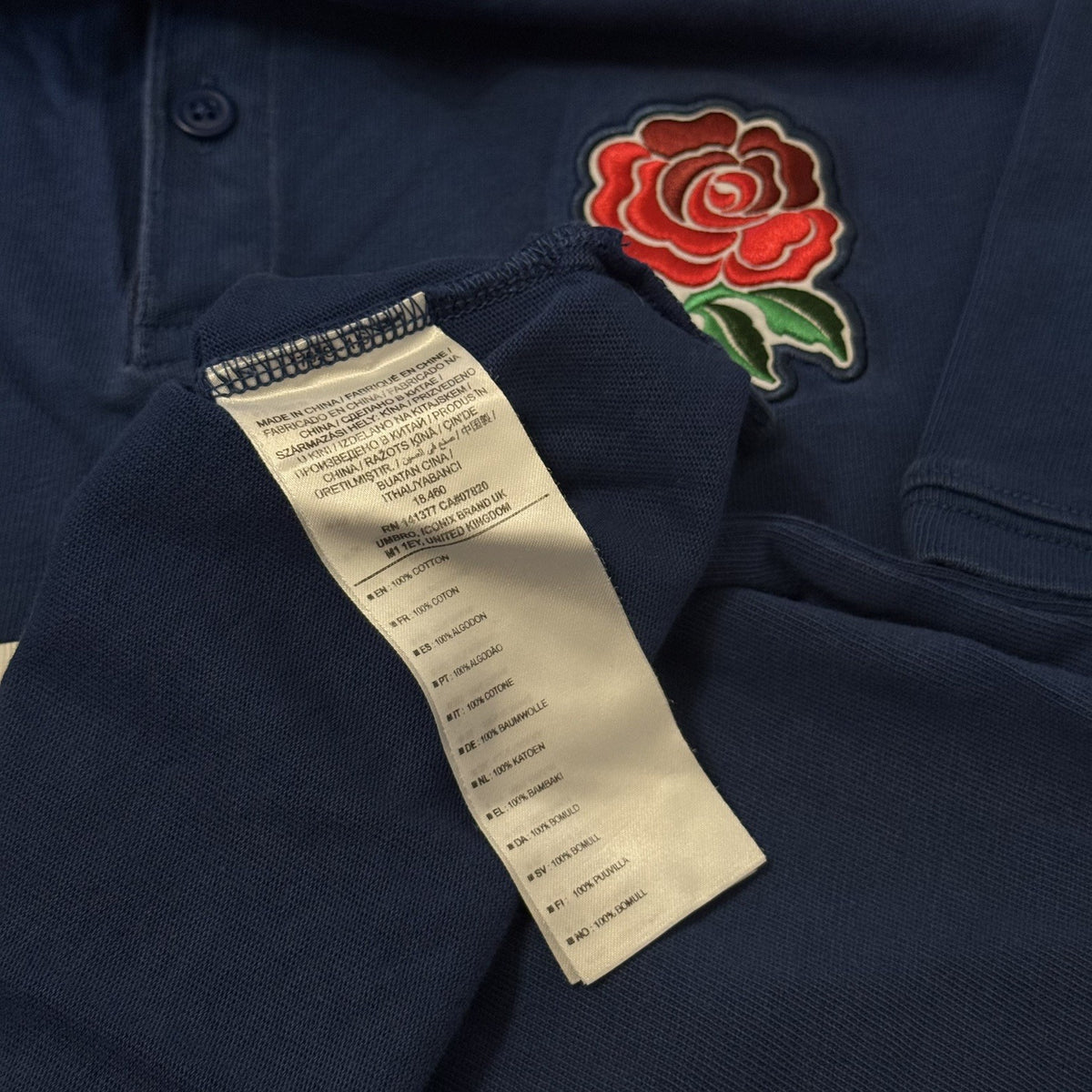 England Rugby Union Away Shirt XL 2020/2021 Umbro Large Cotton Jersey Adults