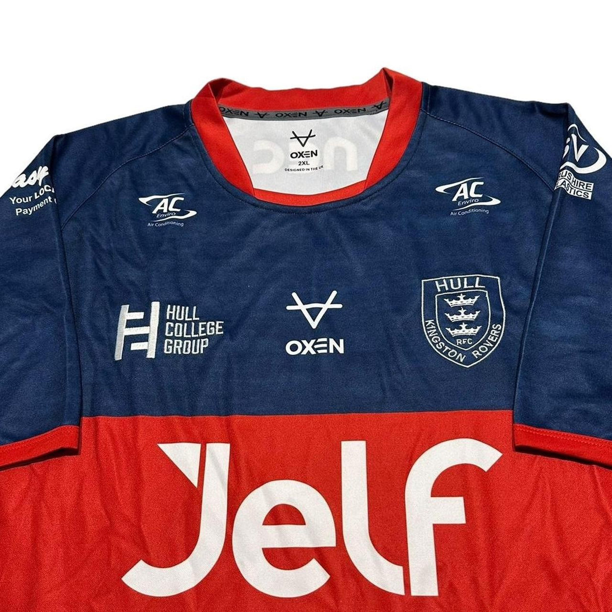 Hull KR Kingston Rover Rugby Super League Away Shirt 2XL 2020 Oxen Jersey Top
