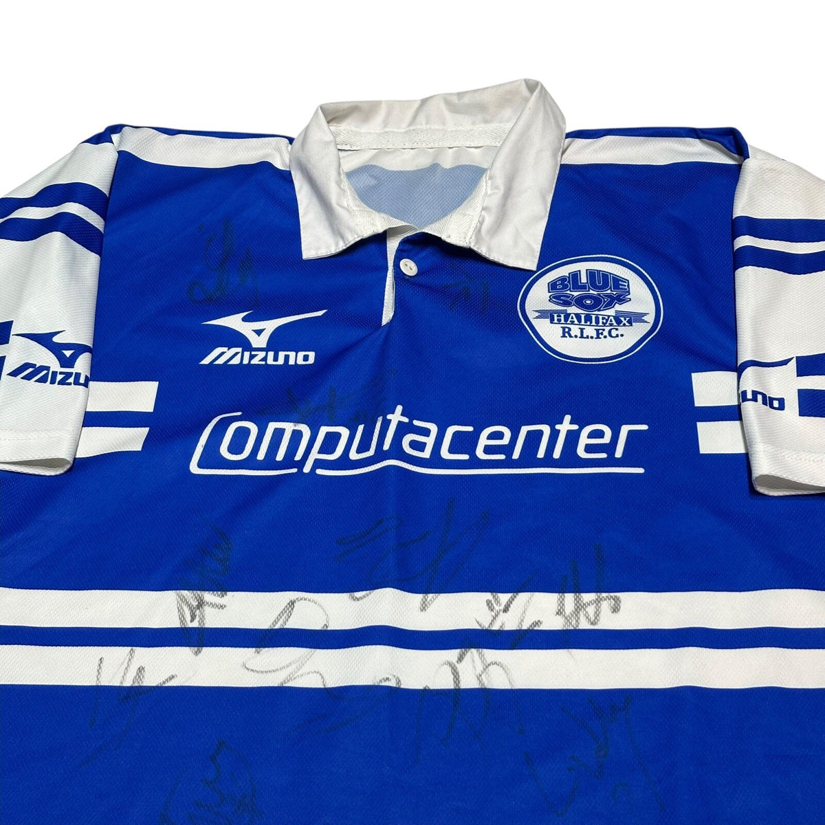 Halifax Blue Sox Rugby Shirt SIGNED Panthers Rugby League Jersey