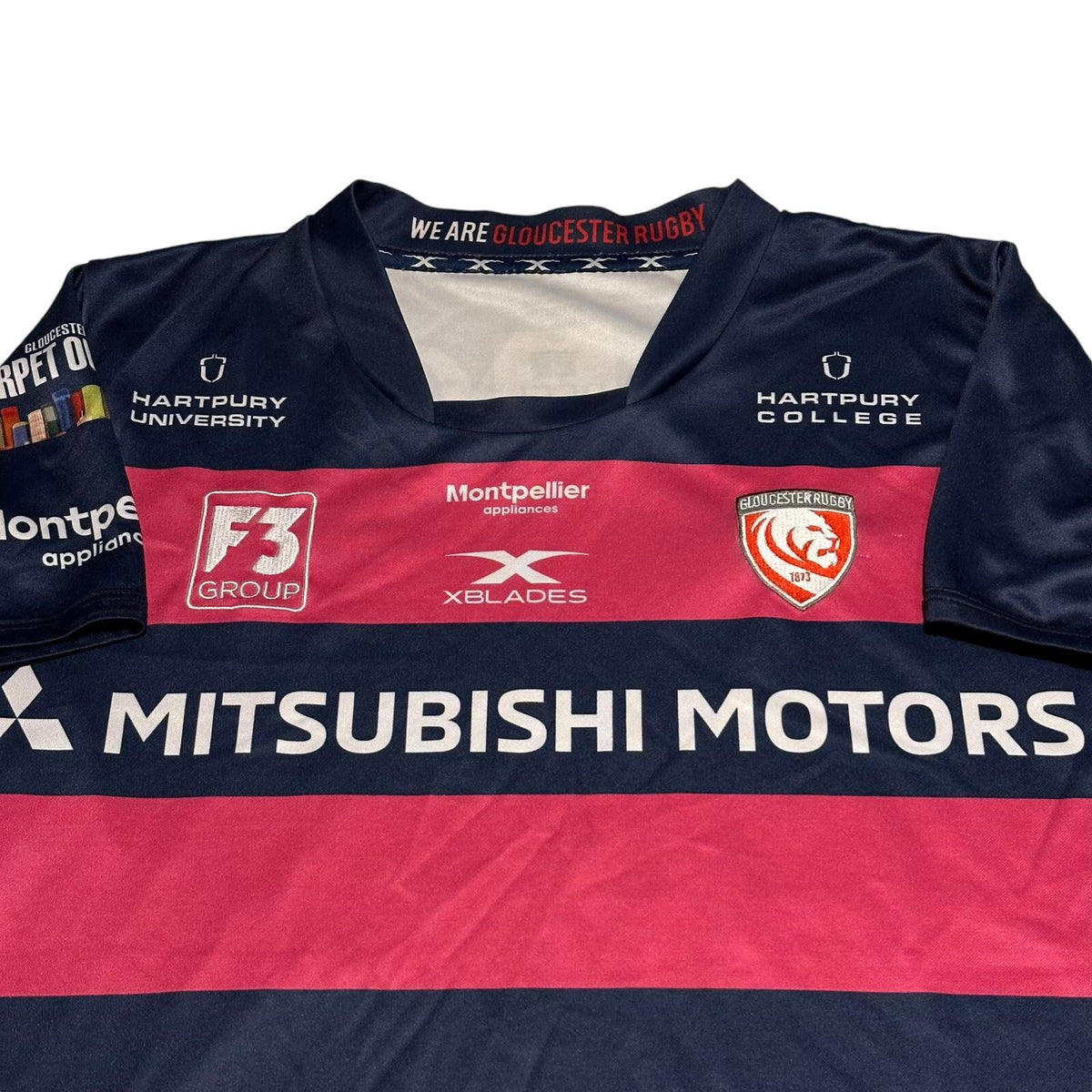 Gloucester Rugby Shirt 2018/19 XBLADES Mens Large
