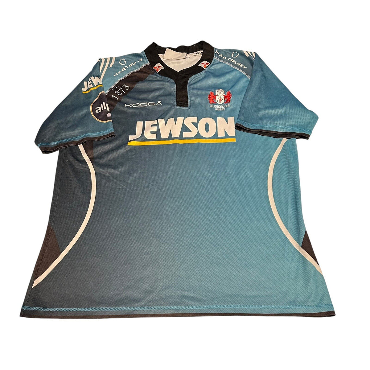 Gloucester Rugby Away Shirt 2012/2013 Kooga Small XXL Jersey Blue Top