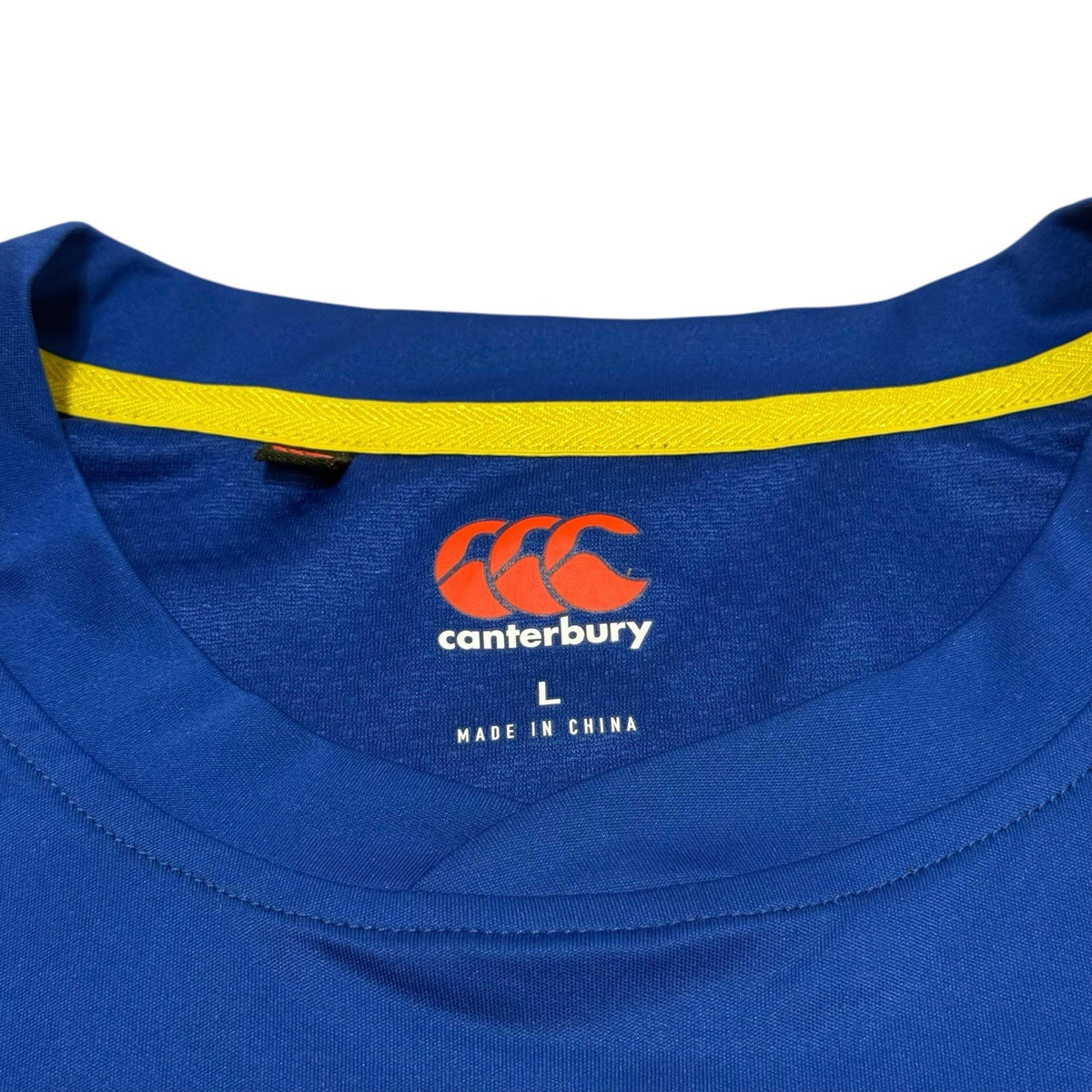 Bath Rugby Training Jersey Fan Rugby Shirt Blue Canterbury Mens Size Large