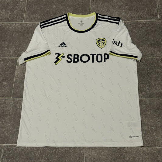 Adidas Leeds United Home Shirt Men’s XL 2022/2023 Football Jersey LUFC White