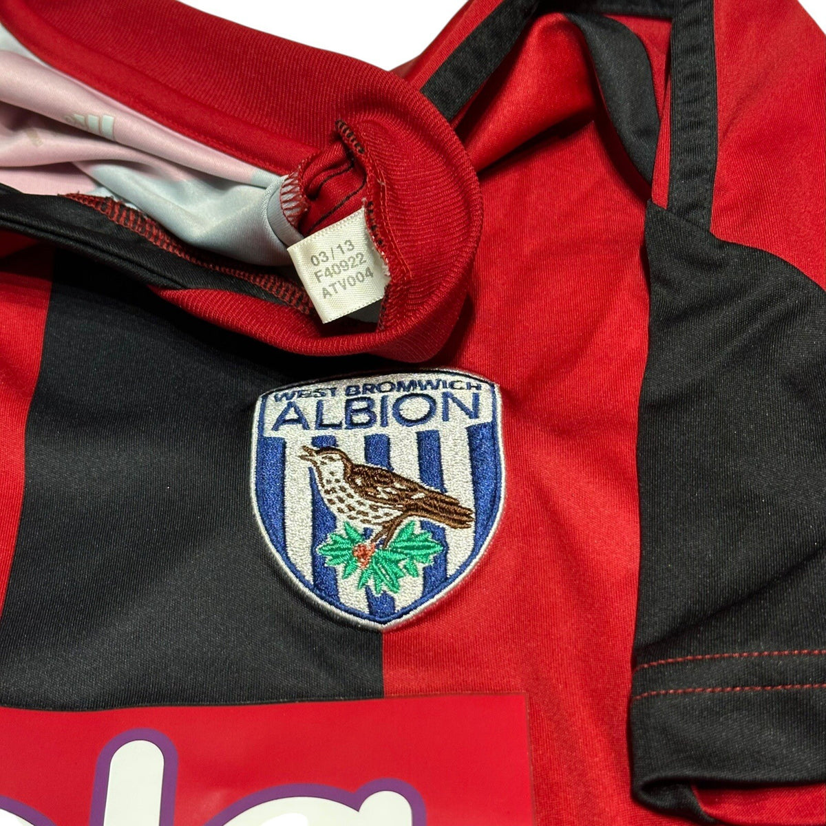 West Brom 2013/2014 AWAY FOOTBALL SHIRT JERSEY SIZE L LARGE