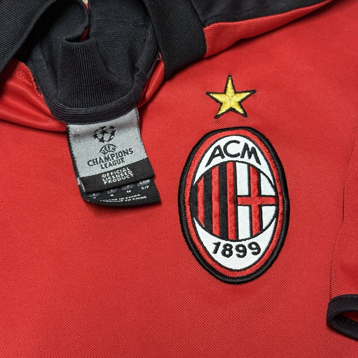AC Milan Champions League Shirt Small Adults 2004 Official Rare