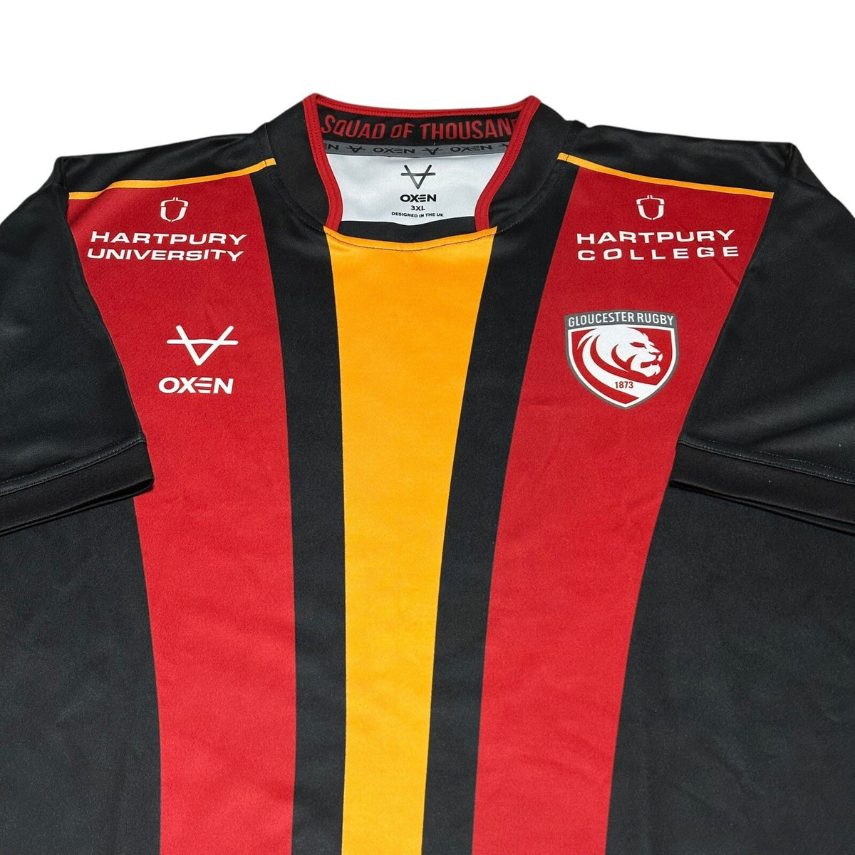 Gloucester Rugby Shirt Mens 3XL Oxen 2021 2022 European Jersey Kit