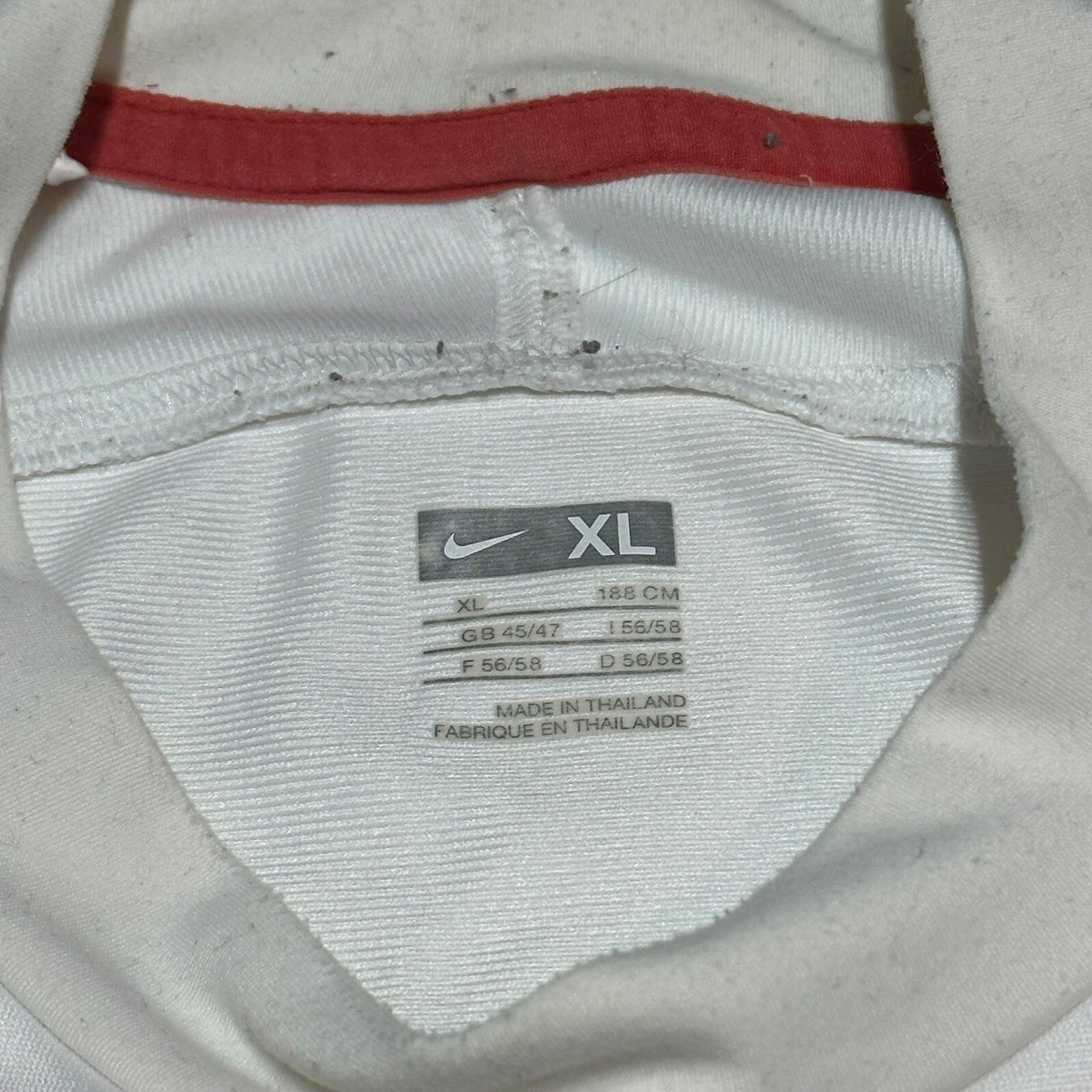 ENGLAND RUGBY SHIRT 2008/2010 RUGBY UNION JERSEY NIKE SIZE XL