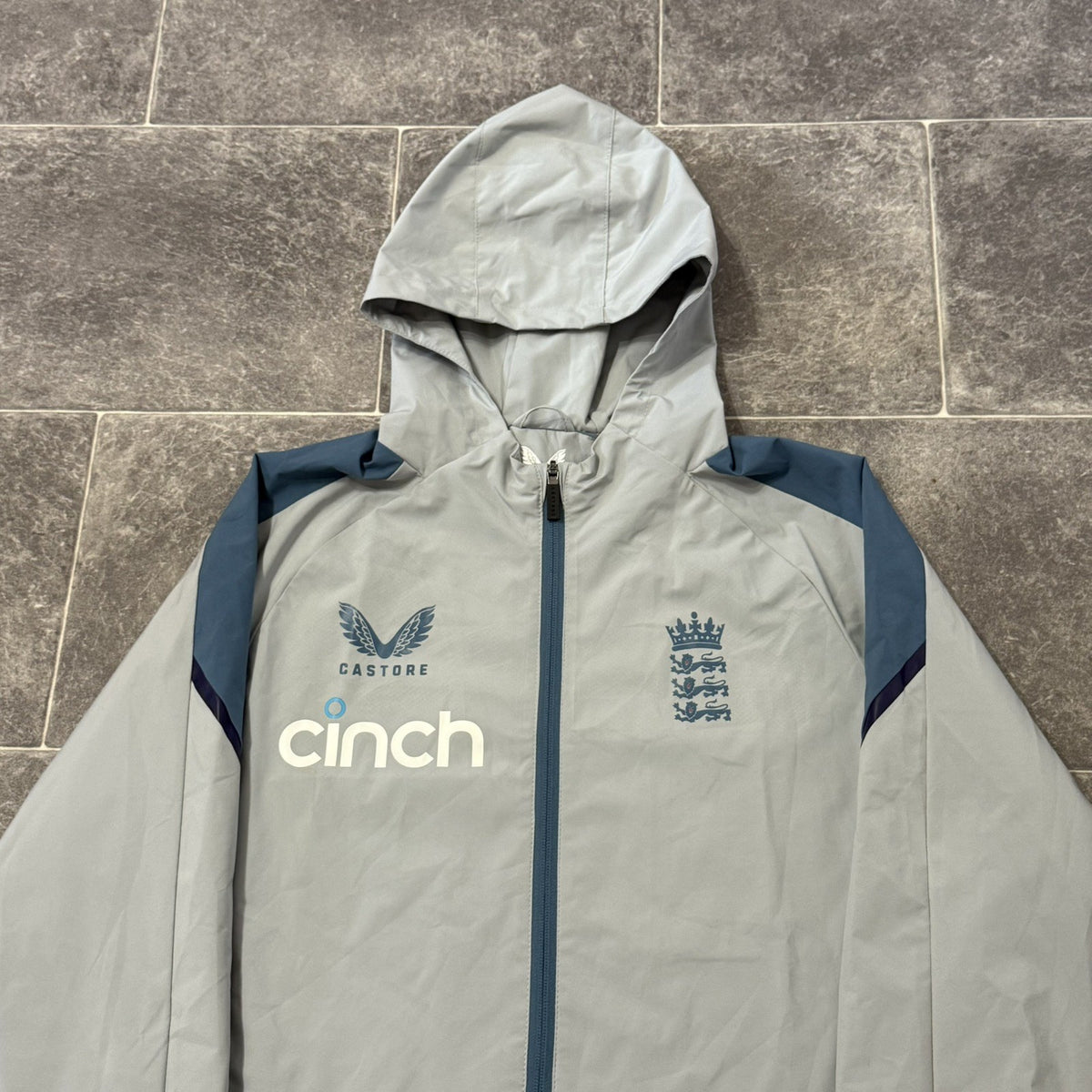 England Cricket Jacket Medium Adults ECB Training Full Zip Windbreaker
