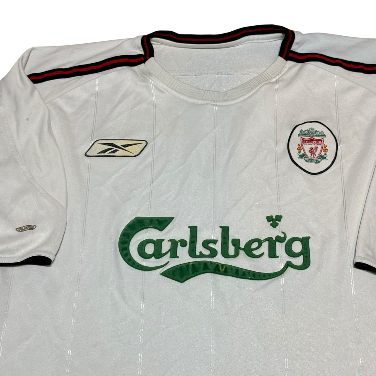 LIVERPOOL 2003/2005 AWAY FOOTBALL SHIRT REEBOK SOCCER JERSEY SIZE XXL ADULT