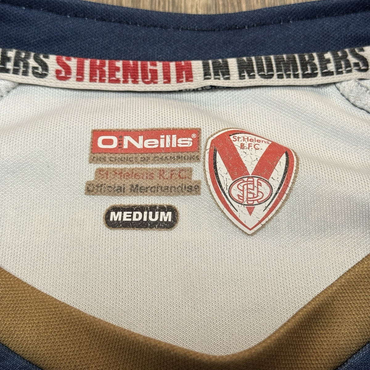 St Helens Rugby Super League Away Shirt 2017 O'Neills Medium Jersey Top Saints
