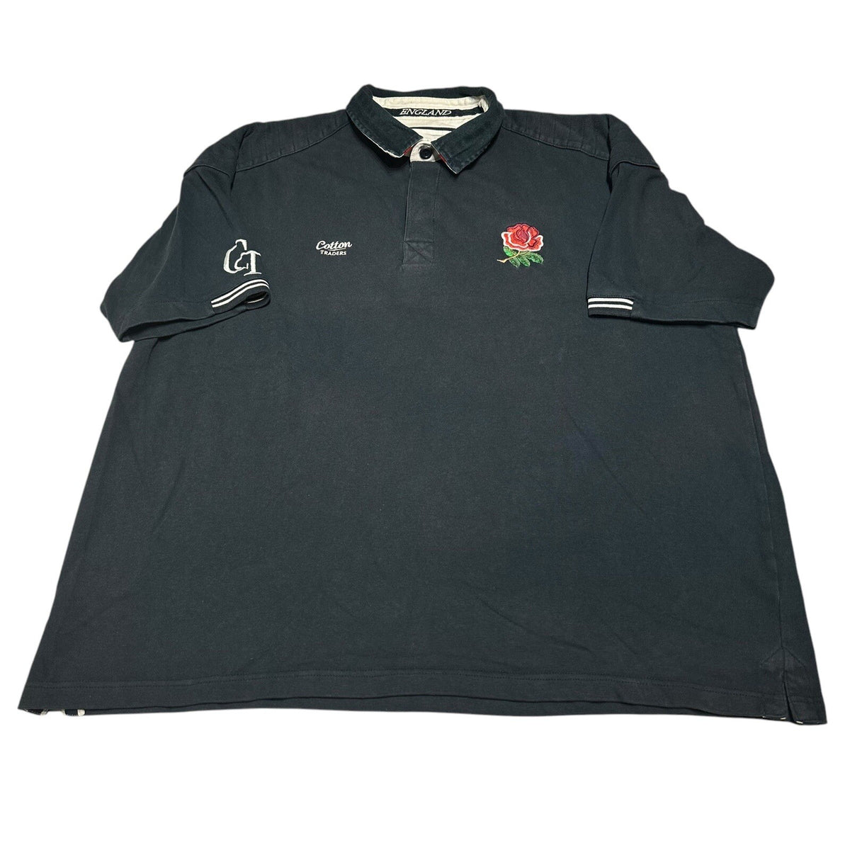 England Rugby Shirt Cotton Traders Classics Size 2XL Navy