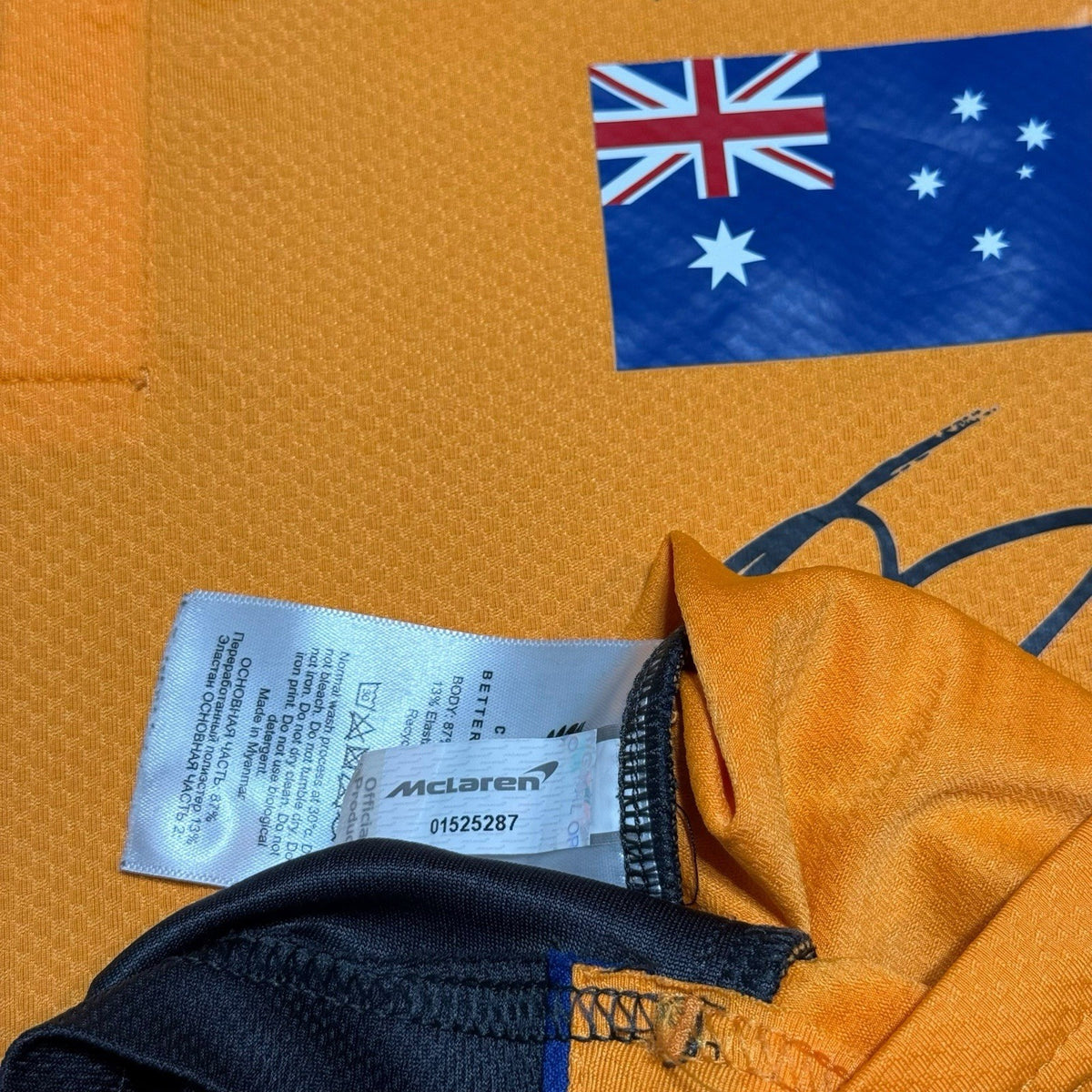 Mclaren Ricciardo 3 Formula 1 Shirt Size XL Extra Large Castore
