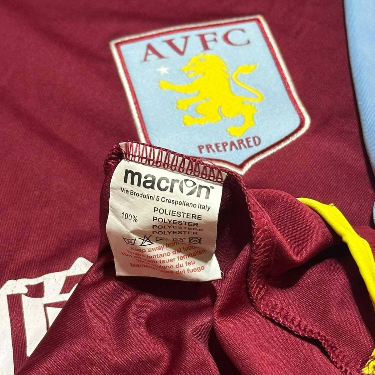 Aston Villa Football Shirt XXL 2012-13 HOME Soccer Jersey Adults