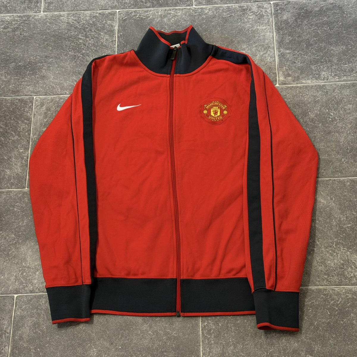 Adidas Manchester United Soccer Track Jacket Large Adults Full Zip 2013 Jersey