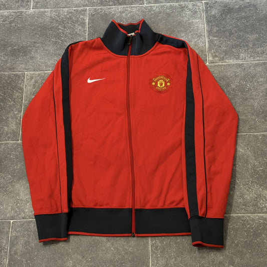 Adidas Manchester United Soccer Track Jacket Large Adults Full Zip 2013 Jersey