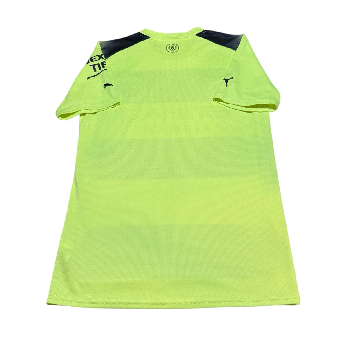 MANCHESTER CITY 22/23 THIRD JERSEY NEON GREEN/BLACK SIZE SMALL S PUMA