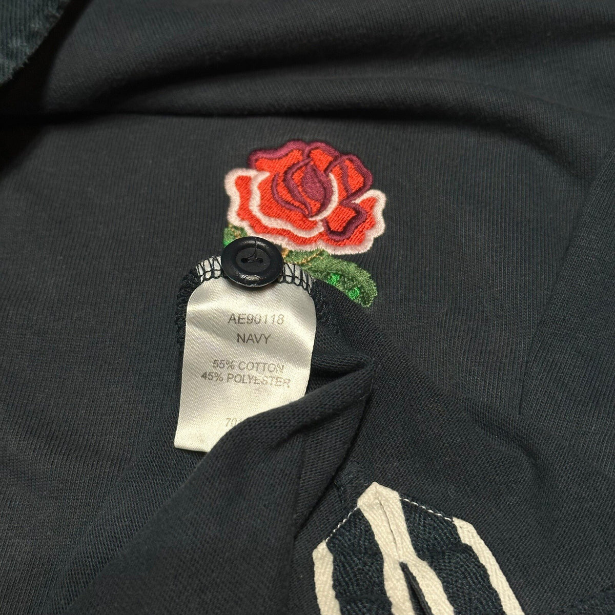 England Rugby Shirt Cotton Traders Classics Size 2XL Navy