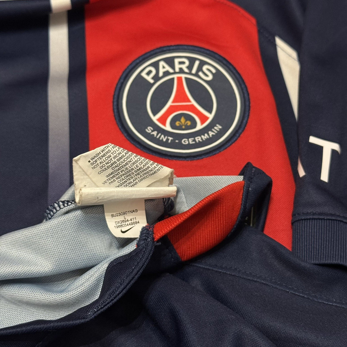 Paris Saint-Germain PSG Nike Home Shirt Large 23/24 Soccer Jersey Neymar JR #10