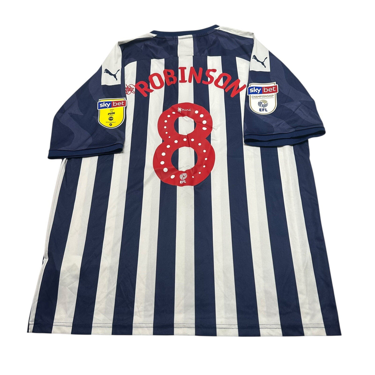 West Bromwich Brom Albion 2020-2021 Home Football Shirt Size XL WBA